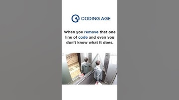 That one line was holding the universe together 😬 #codingage codingage