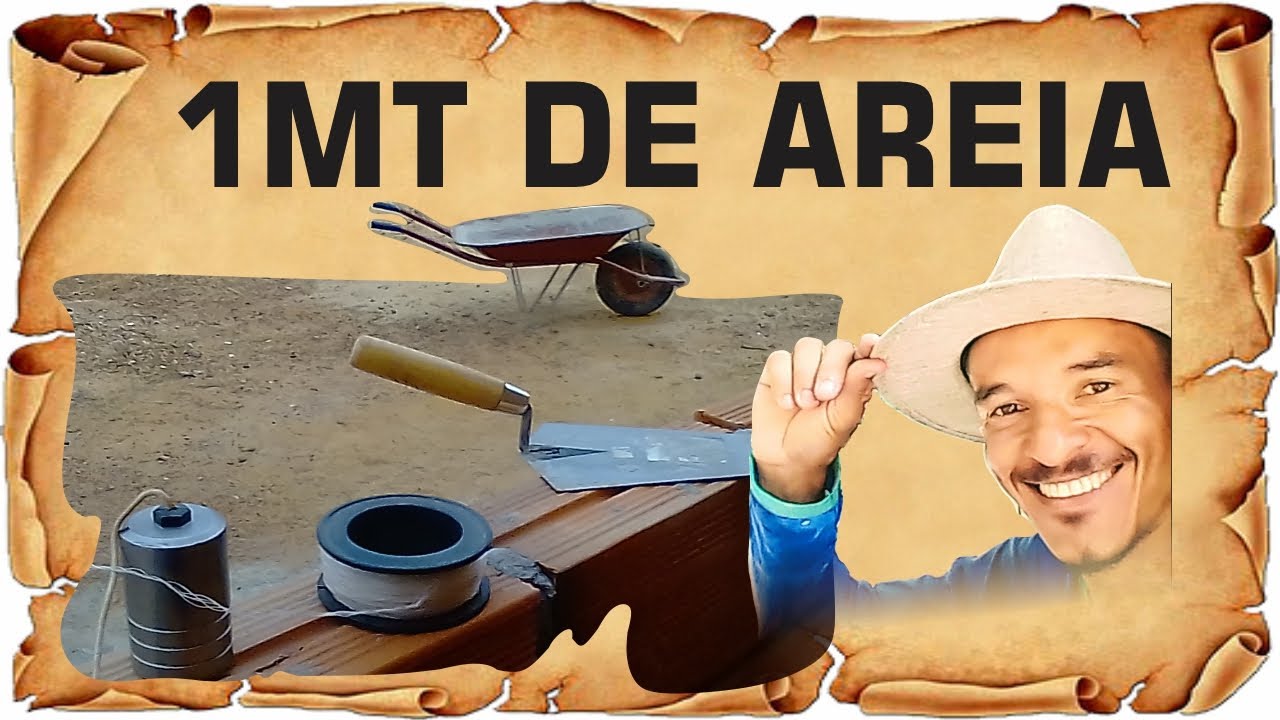QUANTOS CARINHOS DE MÃO TEM UM METRO DE AREIA ? - YouTube