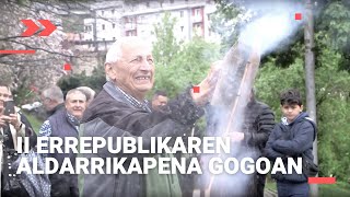 II. Errepublikaren aldarrikapena gogoratu dute Eibarren