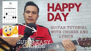 Video thumbnail of "Happy Day-Jesus Culture|Guitar Tutorial With Chords and Lyrics"