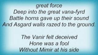 Amon Amarth - War Of The Gods Lyrics