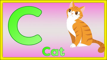 Letter C | Cat, Cake, Car & Crab - Learn the Letter C