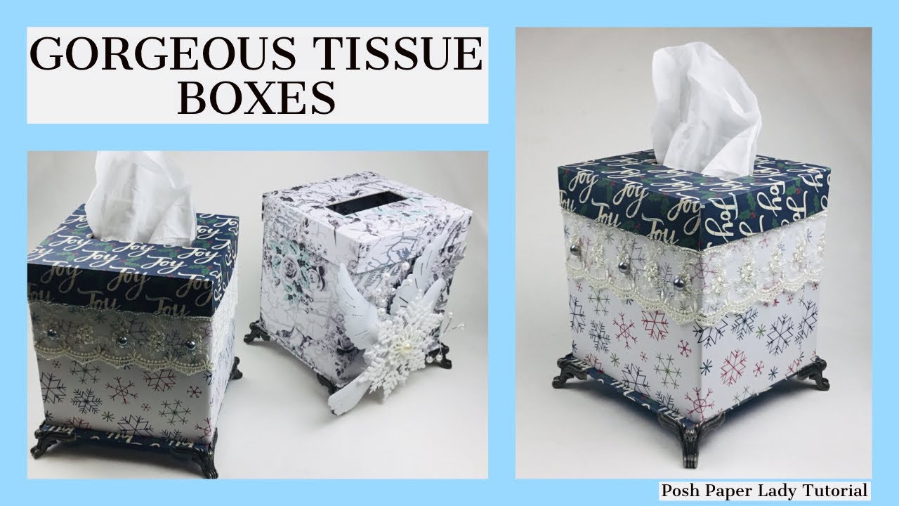 THE BEST TISSUE BOX ON  IS HERE!!! MAKE YOURS IN LESS THAN 30  MINUTES!! 