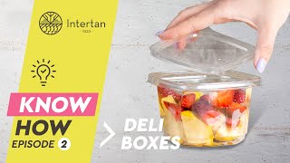 Know How | The easiest way to lock and unlock the deli boxes | INTERTAN SA