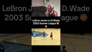 LeBron James vs D.Wade 2003 Sunmer League 🏀🔥 #NBA #nostalgia #viral #2000s #fyp