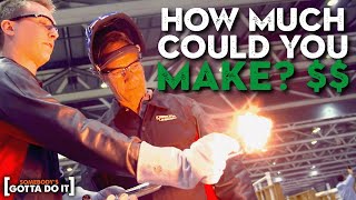 Mike Rowe on How Much Welding and Other SkillsUSA Trades Can Make YOU | Somebody's Gotta Do It