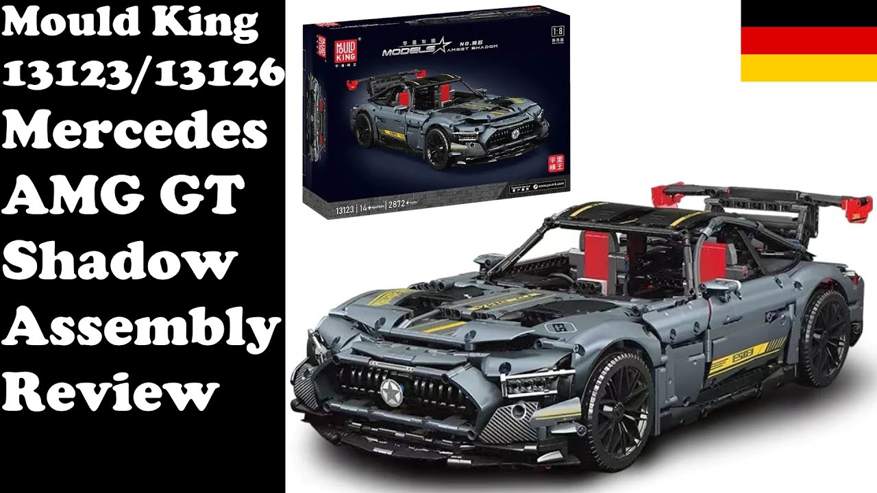 Mould King 13123 - Mercedos AMG GT Shadow - Review - YouTube