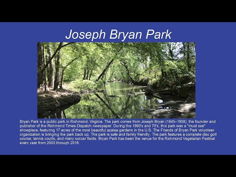 Hikes and Walks Around Richmond, VA: Joseph Bryan Park