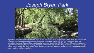 Hikes and Walks Around Richmond, VA: Joseph Bryan Park