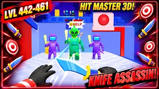 Hit Master 3D Knife Assassin Levels 442-461 2026 screenshot 3