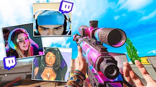 Killing Twitch Streamers with my Sniper (BOTH POV'S + Hilarious Reactions)