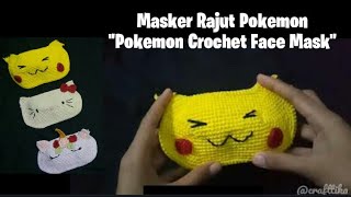 Cara membuat masker Rajut || How to crochet a face mask || Masker Rajut Karakter ||Masker Rajut Anak