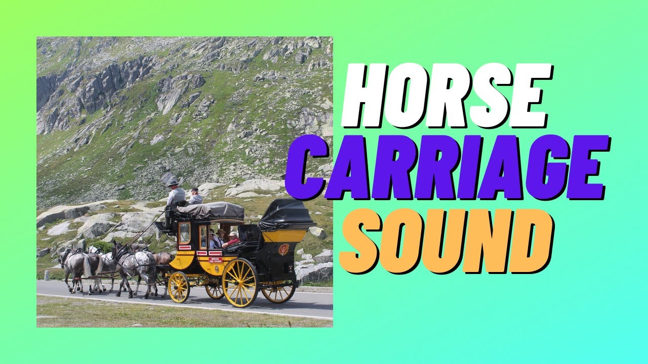 Riding in a horse carriage fast sound effect YouTube