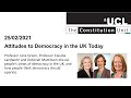 Attitudes to Democracy in the UK Today