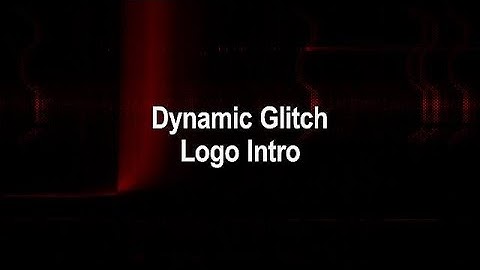 Create a Dynamic Glitch Logo Video Intro - MakeWebVideo.com