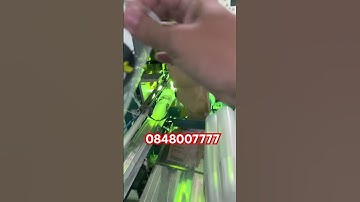 MÁY OFFSET IN LY NHỰA PHÚC ÂN, Kích thước nhỏ gọn: 1.5x2x2.5m, điện 220v, tốc độ max 100 sp/phút.