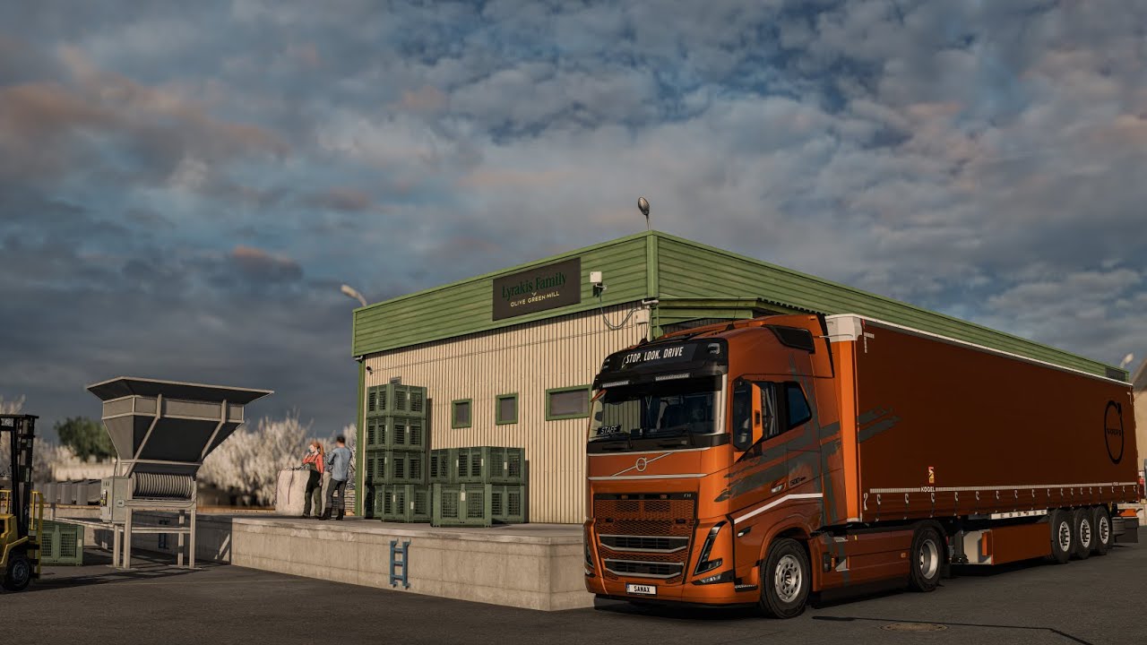 Realistic Driving Volvo FH5 500 Euro Truck Simulator 2 POV Drive 4K 1.53+Wheel Cam