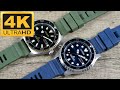 Divecore – American FKM HP Professional Dive Watch Straps, New Colors: Navy Blue &amp; SketchyBoyz Green
