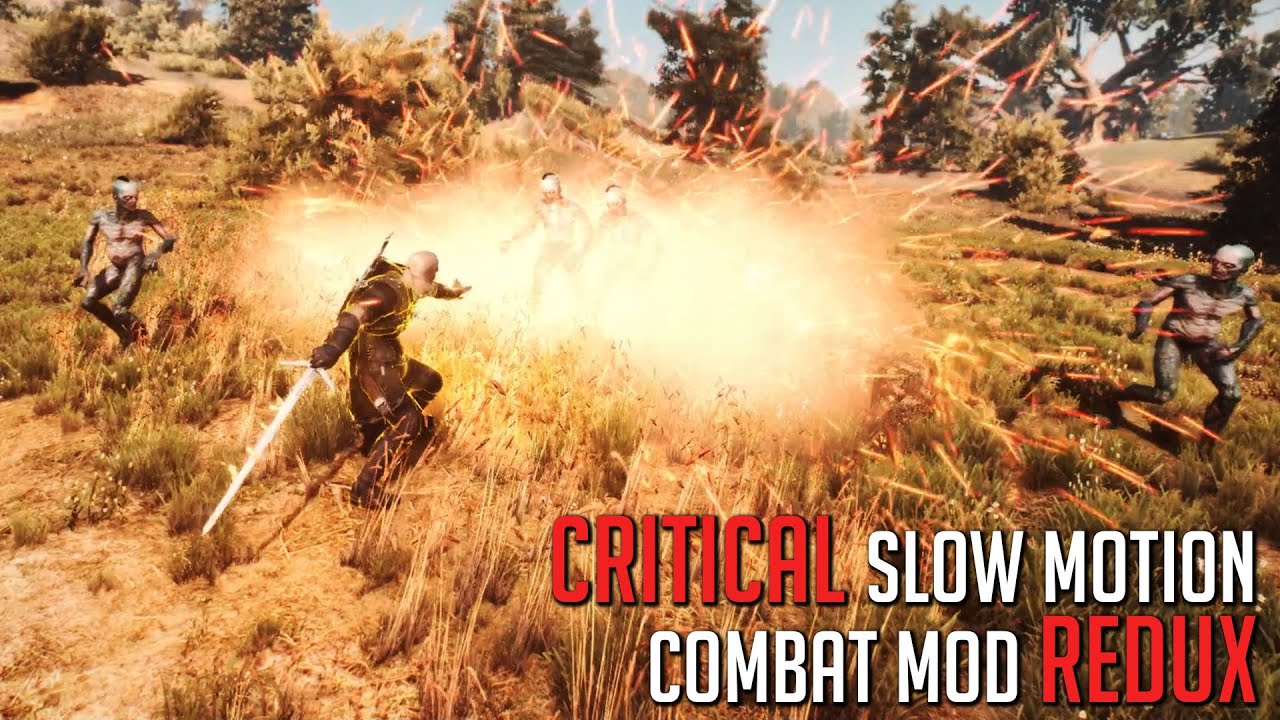 Critical Slow Motion Combat REDUX - [The Witcher 3 Mod Preview]