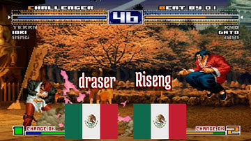 FT10 @kof2003: draser (MX) vs Riseng (MX) [King of Fighters 2003 Fightcade] Jun 21