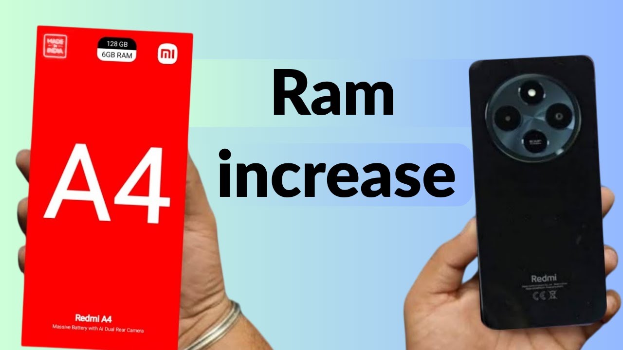how to increase ram in redmi a4 5g | redmi a4 me ram kaise badhaye