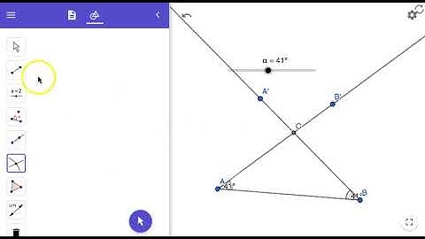 Using the SLIDER Tool to Control an ANGLE: GeoGebra Beginner Exercise 14