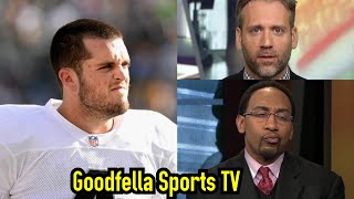 Raider Qb Derek Carr Challenges Espn First Take Stars Stephen A Smith & Max Kellerman To A Fight
