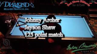 Johnny Archer Jayson Shaw  Straight Pool Match to 125