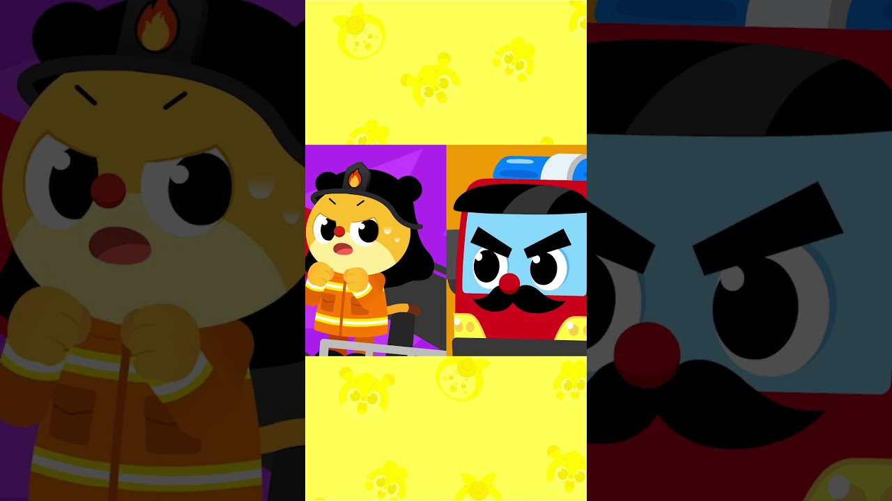 Let's Go! Fire Truck! | Rescue Car | Nursery rhymes & Kids Song | #Cheetahboo #shorts