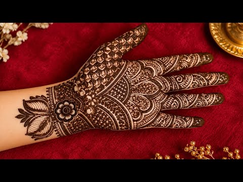 🔥 2026 की सबसे खूबसूरत फुल हैंड मेहंदी डिज़ाइन😍 | आसानऔरलेटेस्ट मेहंदी डिज़ाइन |Mehndi Design#mehndi