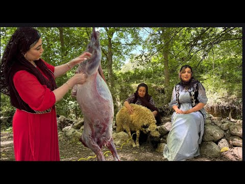 ooking Traditional Lamb Heart & Liver Recipe in the Wild | Rustic Outdoor Cooking
