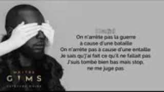 Video thumbnail of "Maitre Gims feat Dadju    Tu Ne Le Vois Pas Lyric"