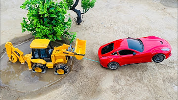 Diy tractor stuck in mud mini science project | Diy tractor stuck | @Keep Villa |@Mini Farmer