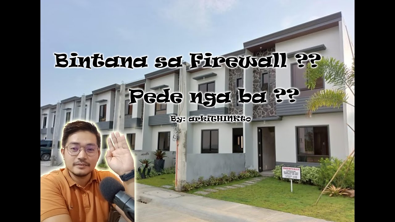 Bintana sa firewall? Pede nga ba?