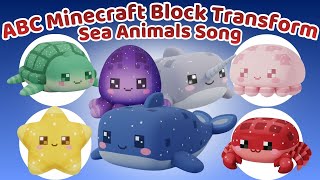 Abc Ocean Animal Sounds Minecraft Sea Creatures Az Learn Alphabet & Ocean Animals For Kids
