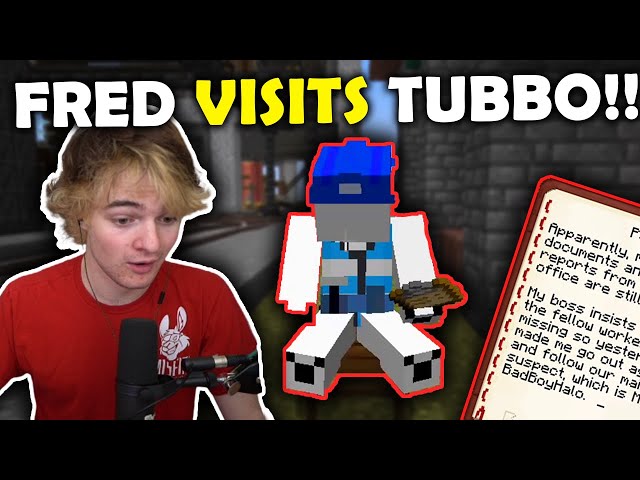 Fred MEETS Tubbo And Inspects What He's Been DOING!! on QSMP 