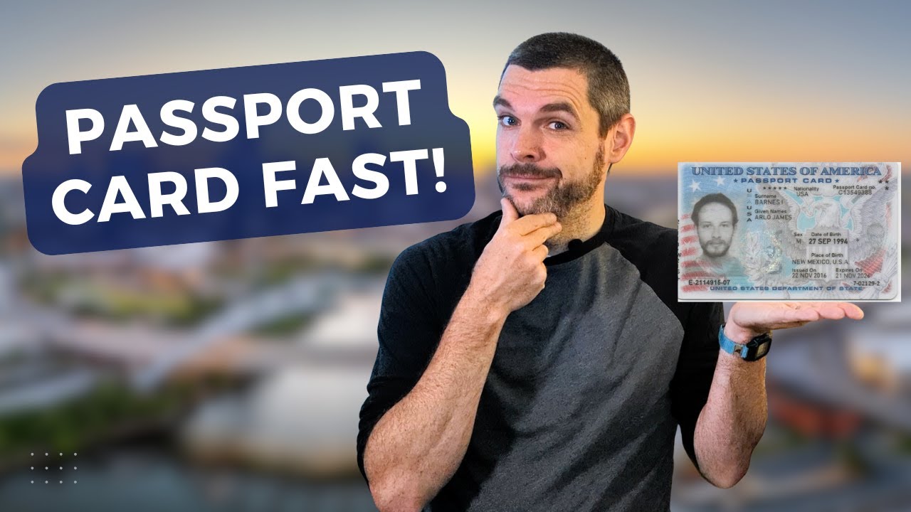 Как получить паспортную карту США, если у вас уже есть паспортная книжка (лайфхак с отправкой по ...