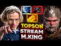 TOPSON stream perfect game radiance build | Monkey king mid full gameplay