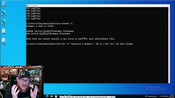CommandPrompt 02 creating for loops, using environmentals, and creating a batch file
