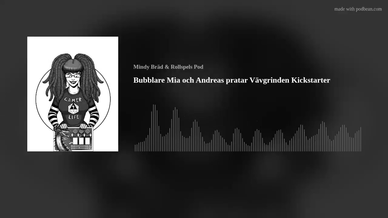 Bubblare Mia och Andreas pratar Vävgrinden Kickstarter