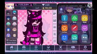 Spikey collar tutorial (gacha club) • read desc screenshot 4
