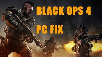 Black ops 4 PC crashing|Easy FIX|