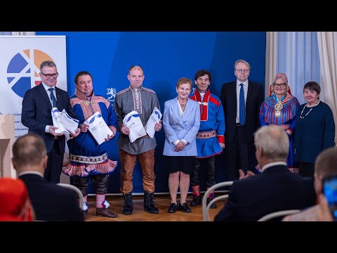 Saamelaisten totuus- ja sovintokomission loppuraportin luovutus 4.12.