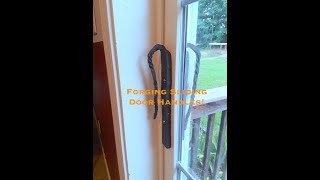 Blacksmith Forging Sliding Door Handles