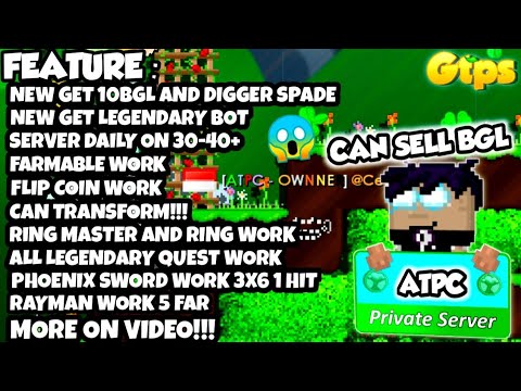 PLAYER CAN SELL BGL ? NEW GROWTOPIA PRIVATE SERVER TERBARU - GTPS 2022 || ATPC