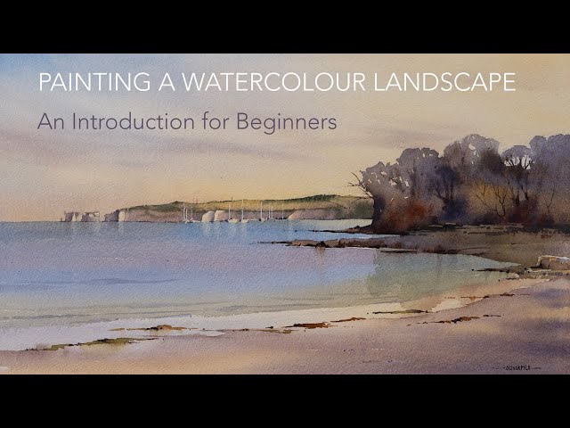 MEEDEN FIRST IMPRESSION  Product Review + Real Time Full Watercolor  Painting Seascape Demonstration 