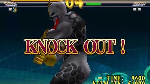 Street Fighter EX 2 Shadow Geist vs Sharon