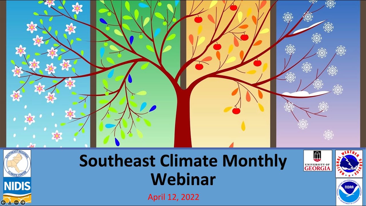 Southeast Monthly Climate Webinar + Acidification in the U.S. Southeast