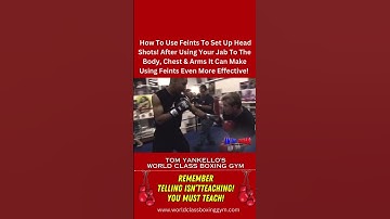 After using jabs to the body use feints to set up head shots! #boxing #feints #feint #jab #jabs