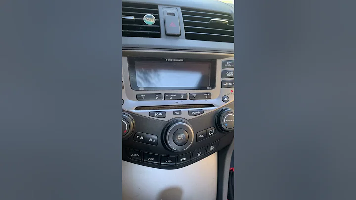How to Unlock A Honda Accord Radio Error Code